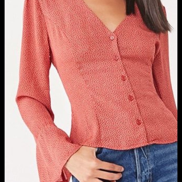 Geo print button down top - Picture 7 of 7